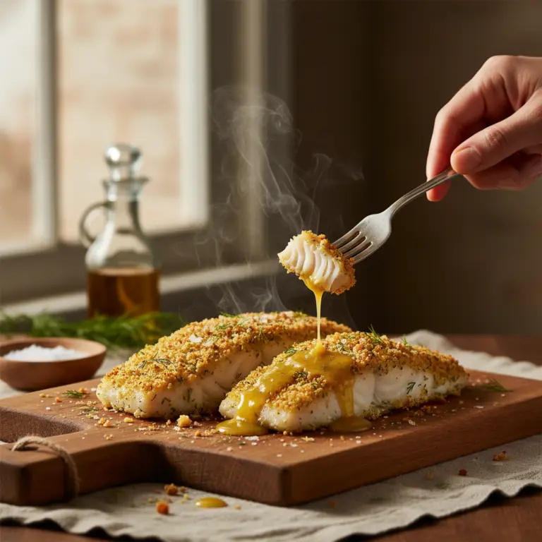 Ilustração editorial: Air Fryer Cod Fillets: 12-Minute Lemon Dill Crust Recipe
