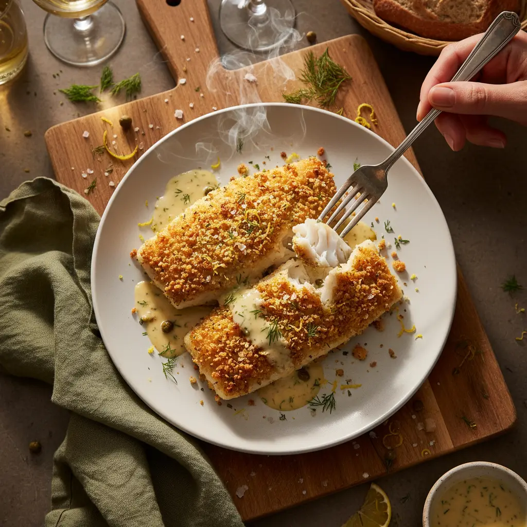 Air Fryer Cod Fillets: 12-Minute Lemon Dill Crust Recipe — result