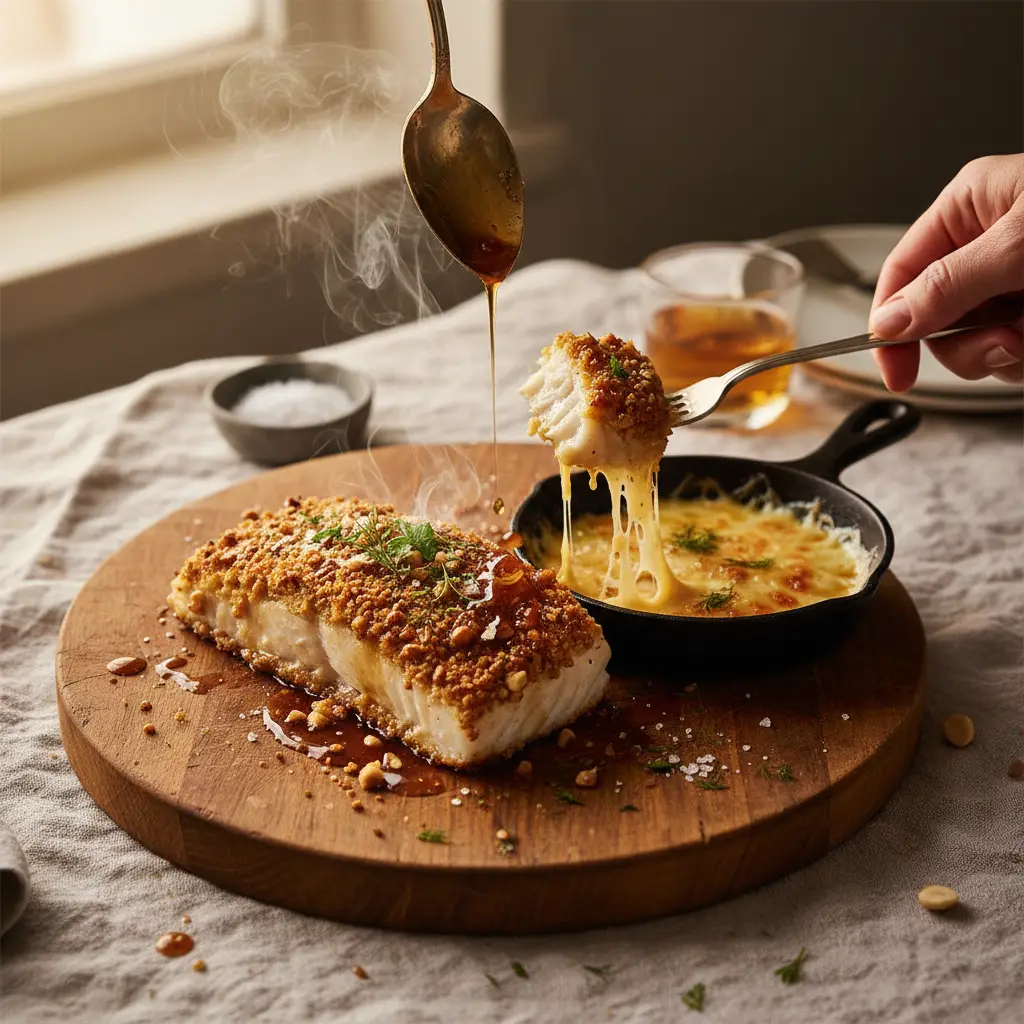 Air Fryer Cod Loin: 12-Minute Macadamia Crust Technique — result