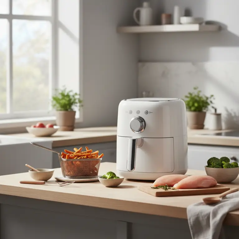 Ilustração editorial: Air Fryer for Beginners: Master 12-Minute Low-Carb Meals