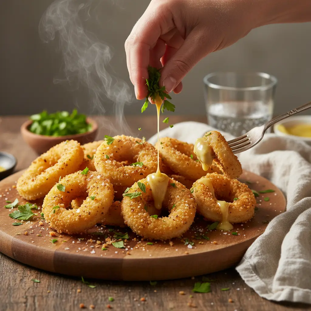 Air Fryer Frozen Calamari: 12-Minute Restaurant Quality Rings — result