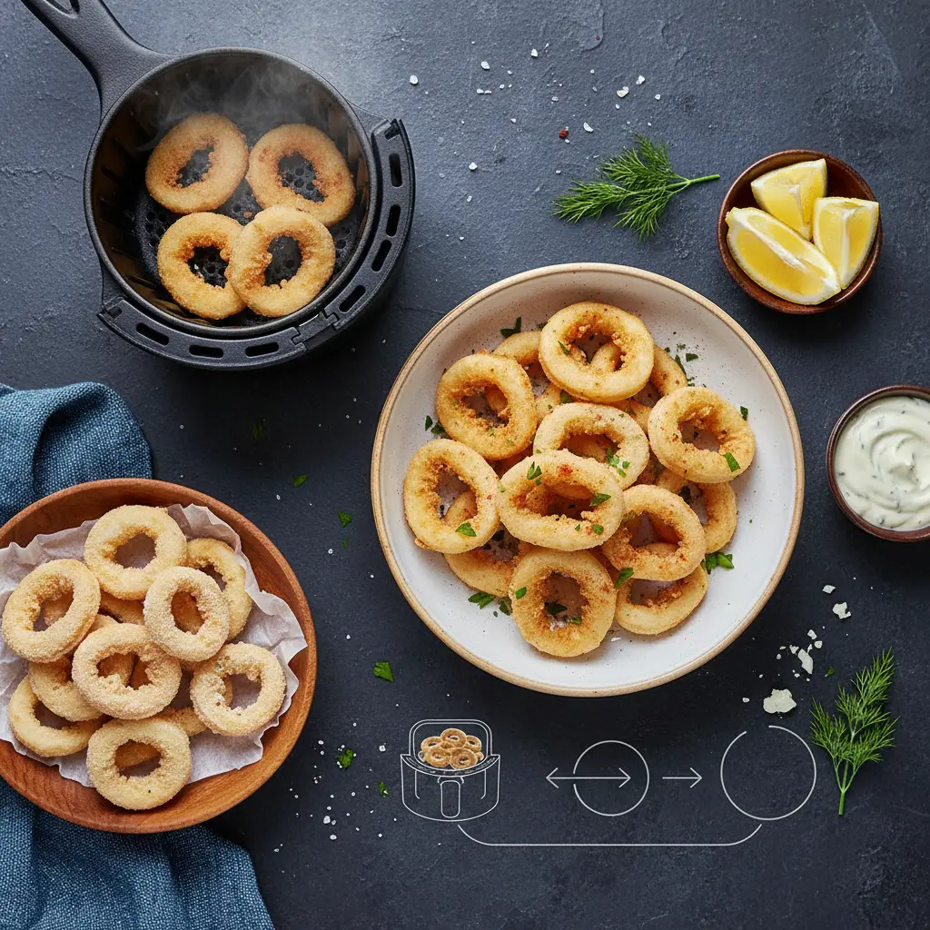 Air Fryer Frozen Calamari: 3 Secrets to Restaurant-Style Crispy — result