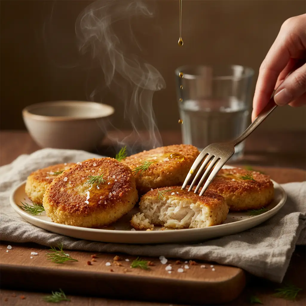 Air Fryer Frozen Fish Cakes: 12-Minute Golden Crisp Method — detail