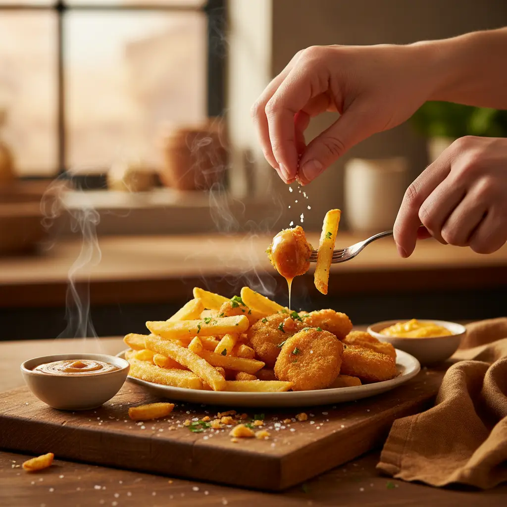 Air Fryer Frozen Fries vs Nuggets: 12-Minute Crisp Guide — detail