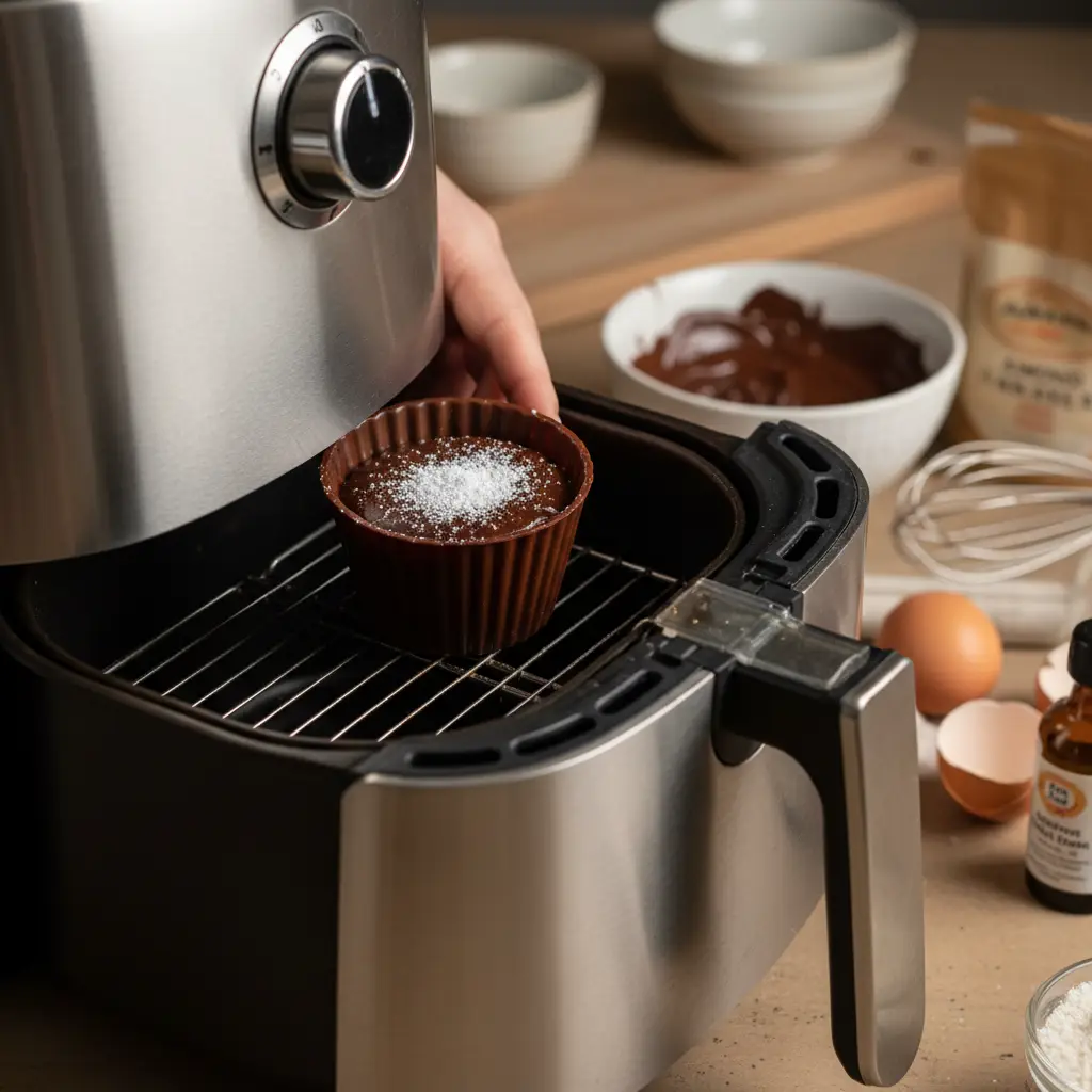 Air Fryer Keto Lava Cake: A Decadent 12-Minute Dessert — detail