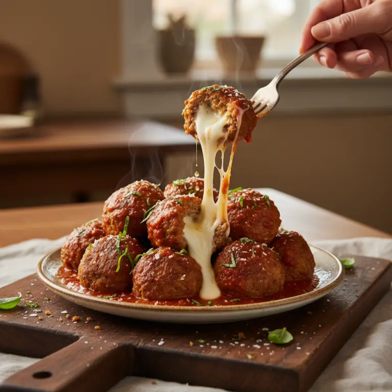 Ilustração editorial: Air Fryer Keto Meatballs: 12-Minute Gooey Cheese Stuffed Recipe