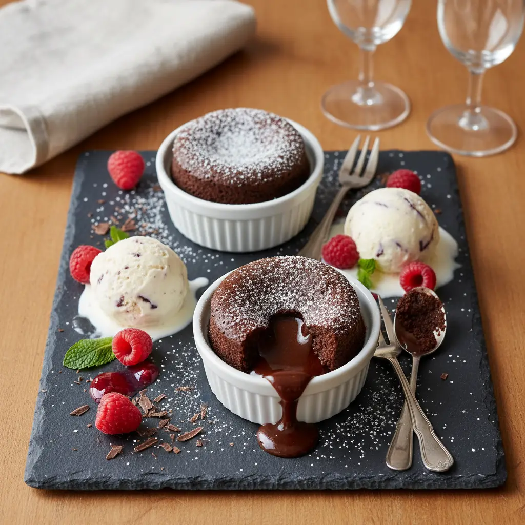 Air Fryer Lava Cake: Perfect Molten Centers in 12 Minutes — result