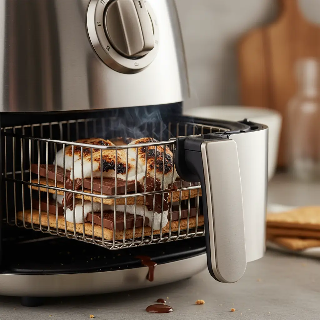 Air Fryer Smores: 3 Minutes to Perfect Low-Carb Dessert — detail