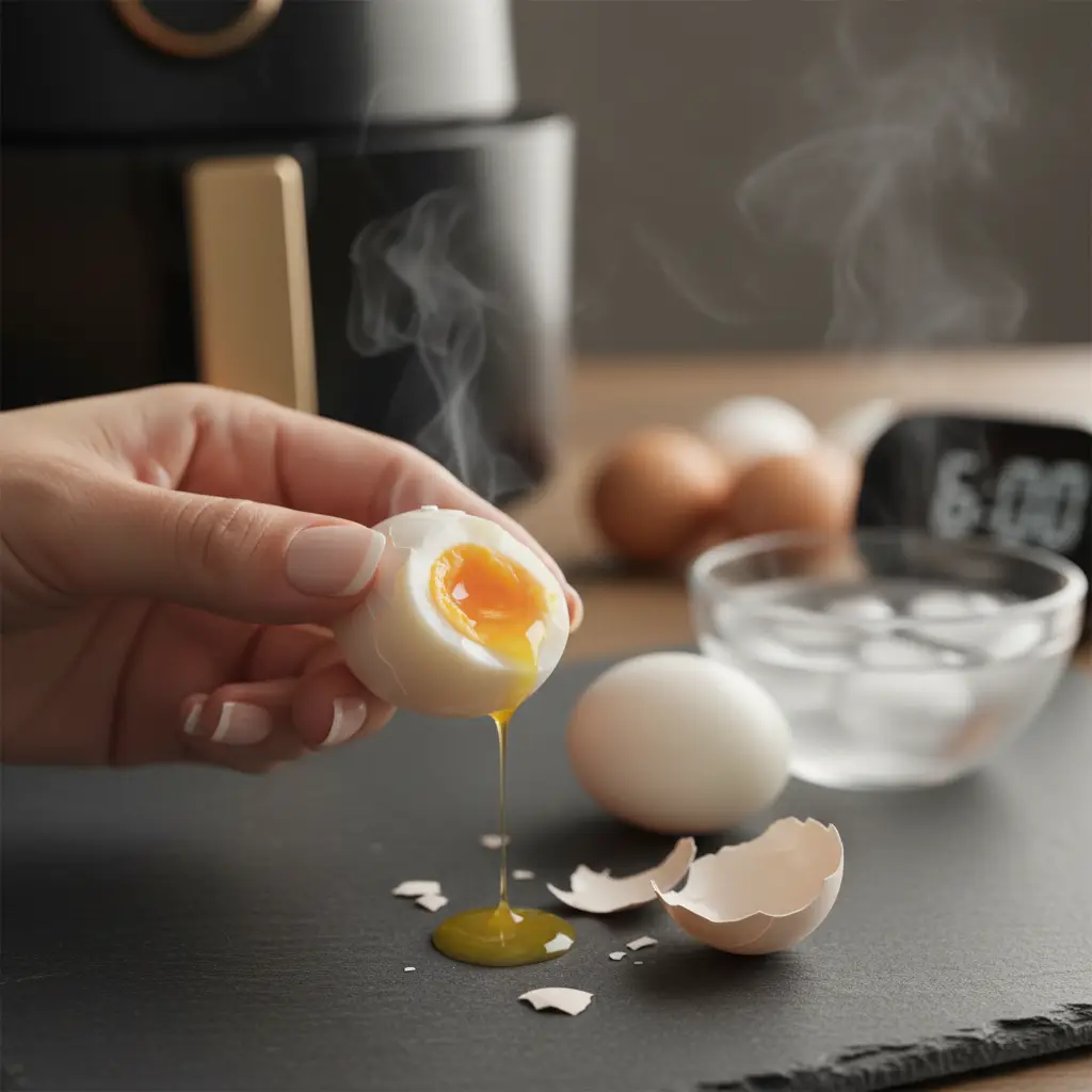 Air Fryer Soft Boiled Eggs: 3 Tips for Perfect Peeling — detail