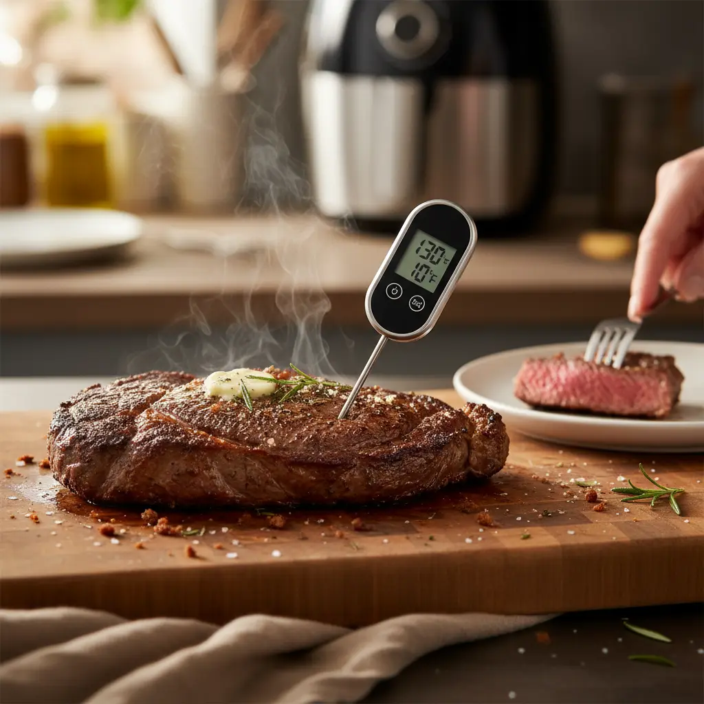 Air Fryer Thermometer for Perfect Steak: 3 Steps to Mastery — detail