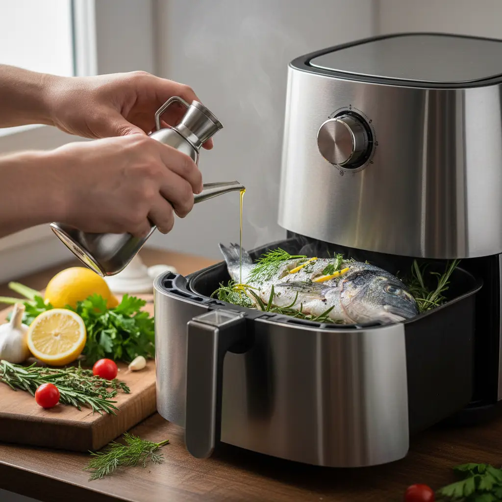 Air Fryer Whole Fish: 12-Minute Crispy Branzino Recipe — detail