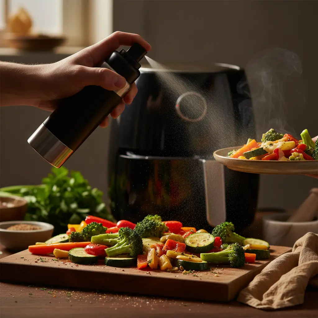 Best Air Fryer Oil Sprayer for Vegetables: 3 Tips for Crispiness — detail