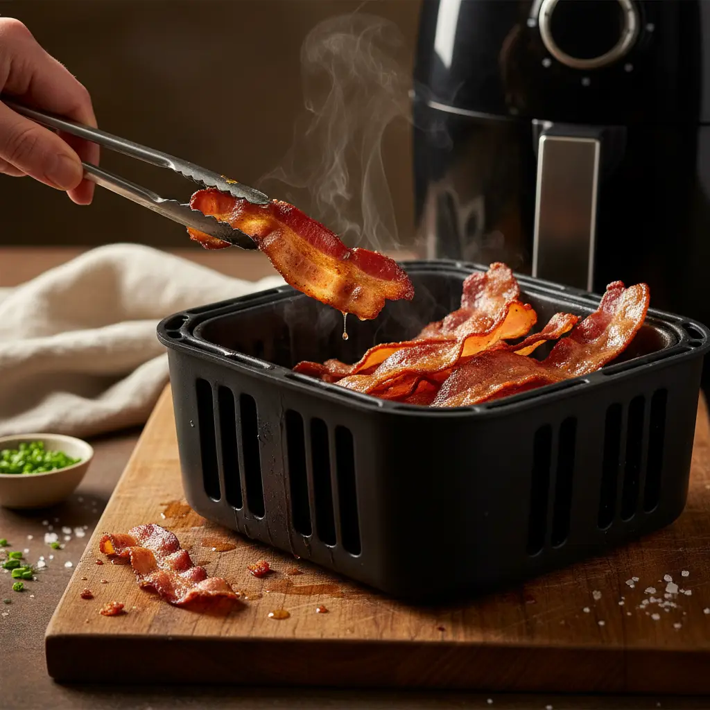 Buy a Silicone Basket for Air Fryer Bacon to Save 10 Minutes — detail