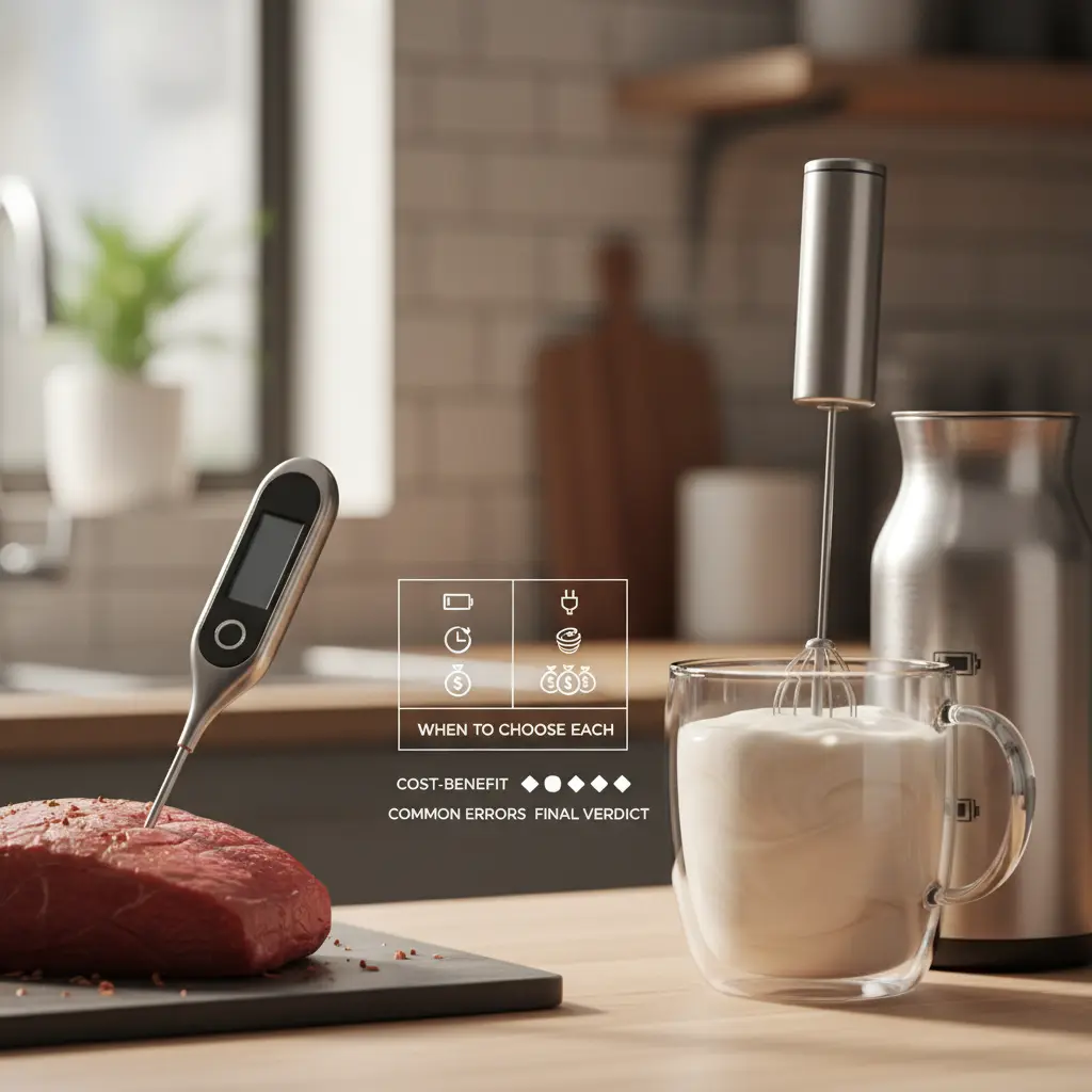Digital Instant-Read Meat Thermometer vs Electric Milk Frother: Which Wins? — detail