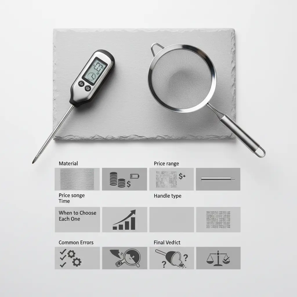 Digital Instant-Read Meat Thermometer vs Fine Mesh Strainer: The 2 Must-Haves — result