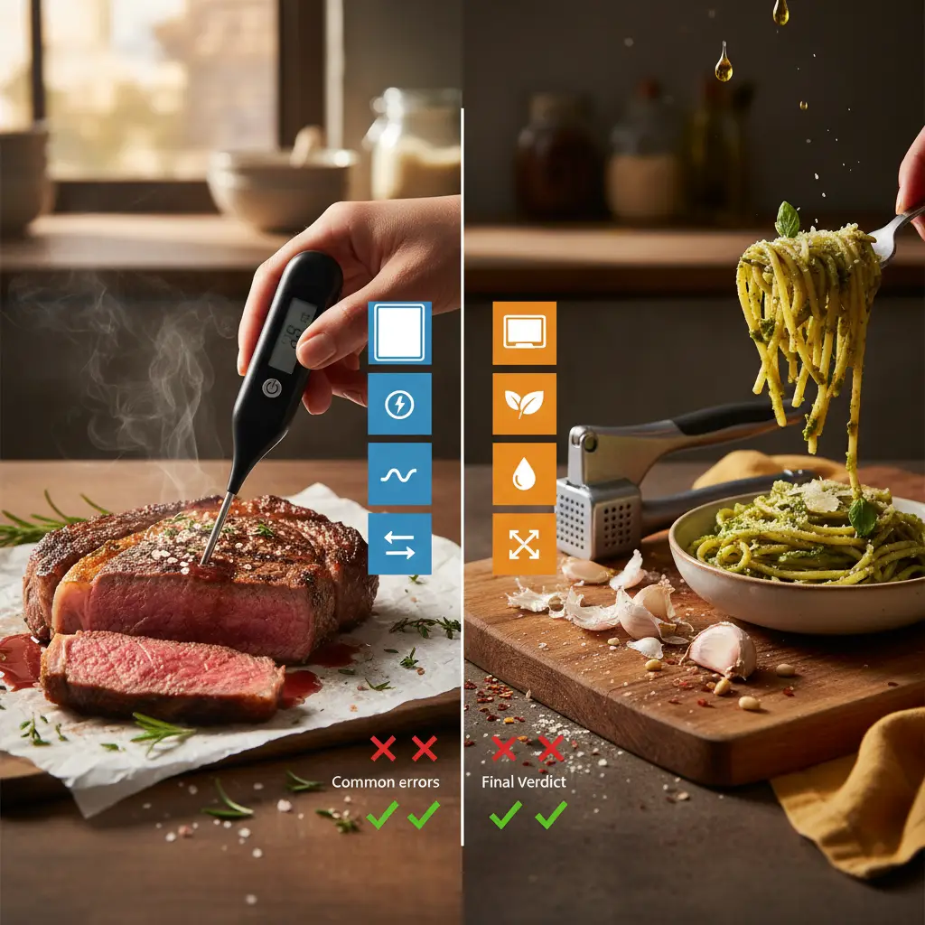 Digital Instant-Read Meat Thermometer vs Garlic Press: 2 Must-Haves — result