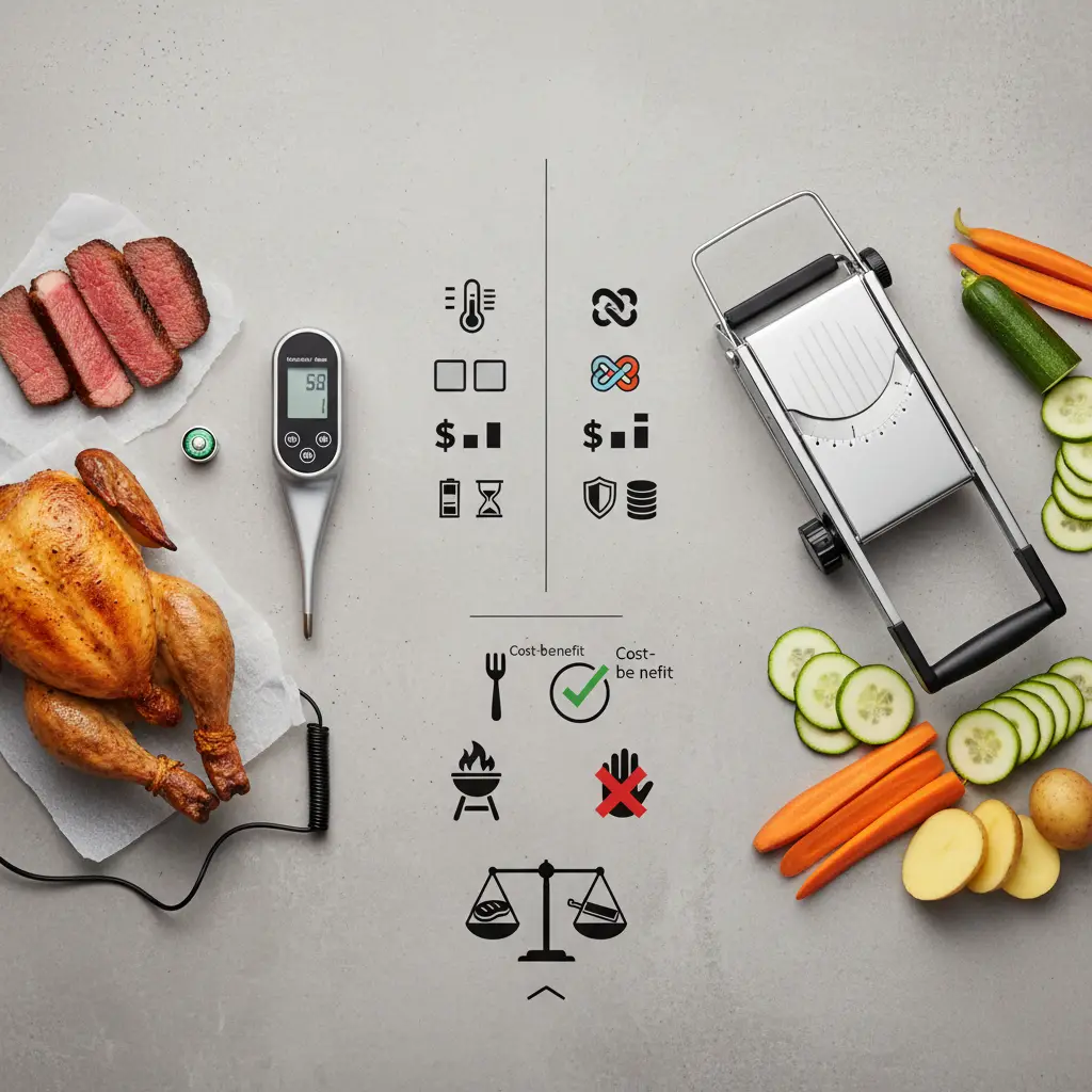 Digital Instant-Read Meat Thermometer vs Mandoline Vegetable Slicer: 2 Essential Tools — result