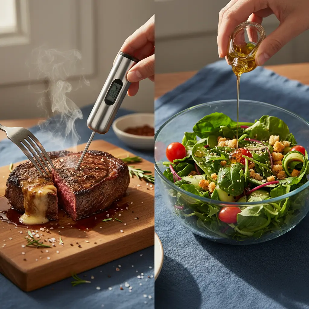 Digital Instant-Read Meat Thermometer vs Salad Spinner: 2 Tools Compared — result