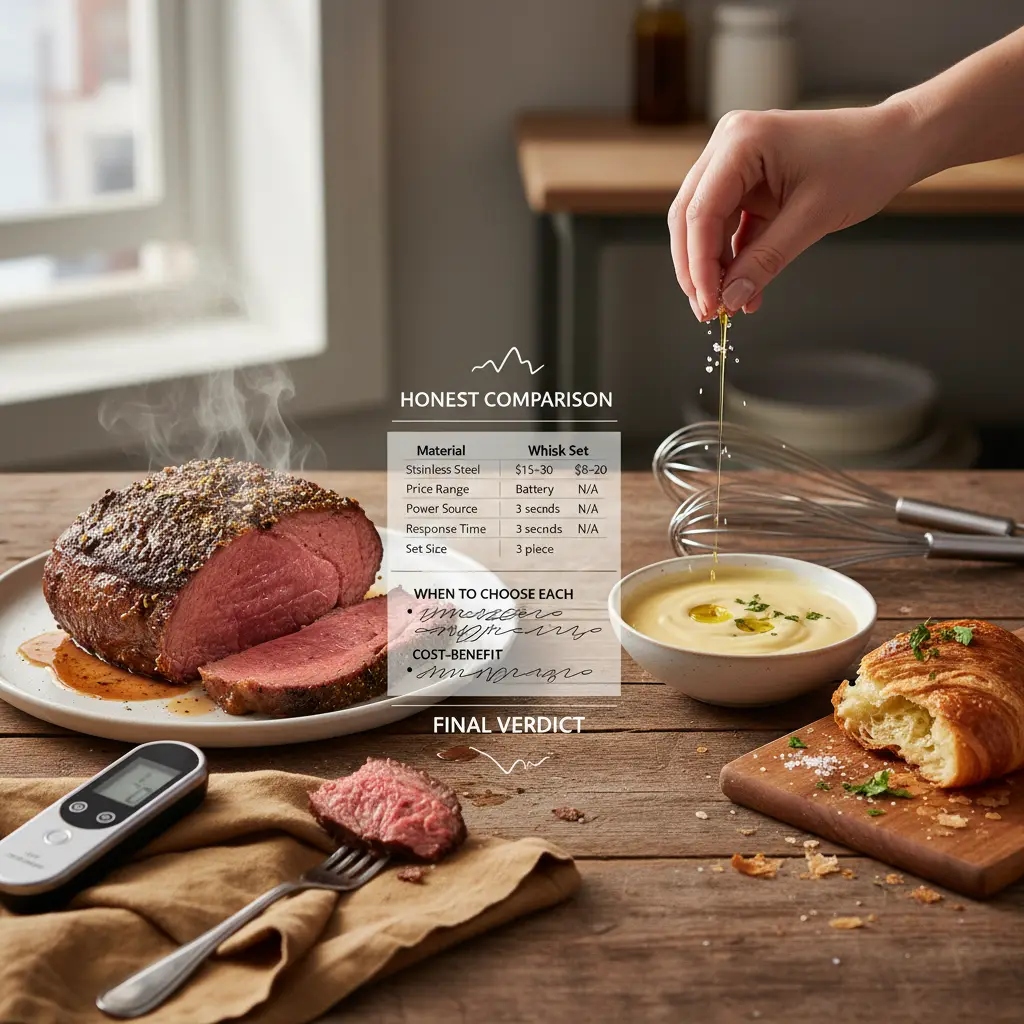 Digital Instant-Read Meat Thermometer vs Whisk Set: 2 Tools Compared — result