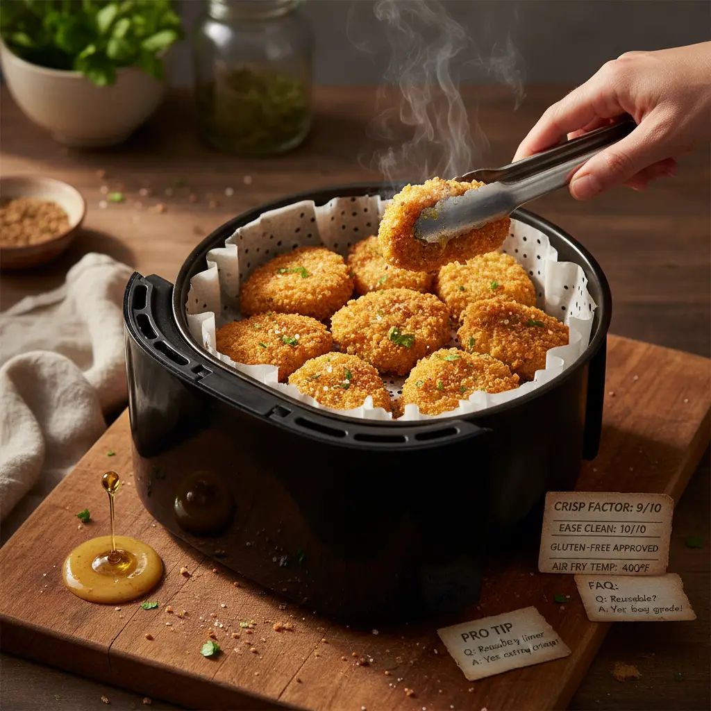 Gluten Free Nuggets: 3 Air Fryer Liner Tips for Perfect Crisp — result