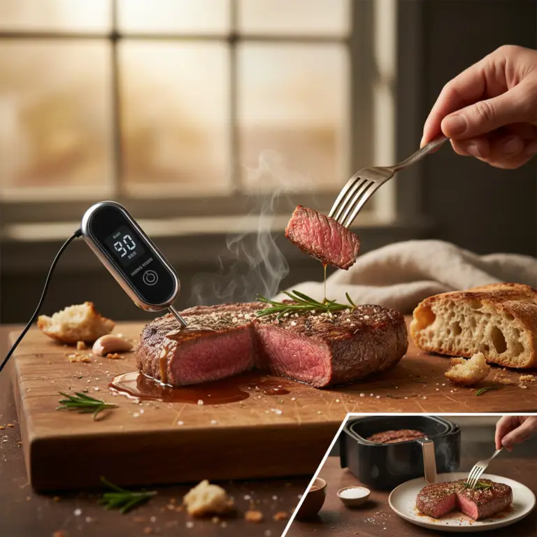 Air Fryer Thermometer for Perfect Steak: 3 Steps to Mastery