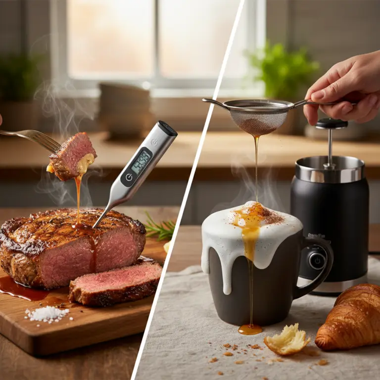 Digital Instant-Read Meat Thermometer vs Electric Milk Frother: Which Wins?