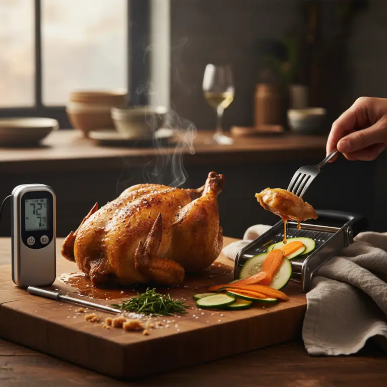 Digital Instant-Read Meat Thermometer vs Mandoline Vegetable Slicer: 2 Essential Tools