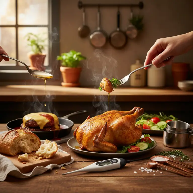 Digital Instant-Read Meat Thermometer vs Measuring Cups and Spoons