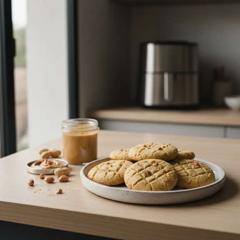 Ilustração editorial: Keto Air Fryer Cookies: The 12-Minute Sugar-Free Treat