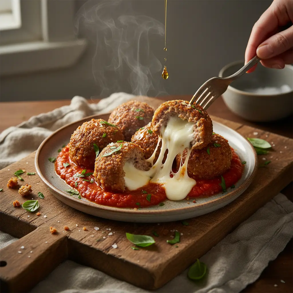 Keto Air Fryer Meatballs: 12-Minute Stuffed Perfection — result