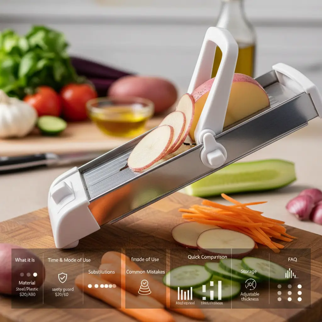 Mandoline Vegetable Slicer: 5 Tips for Perfect Low-Carb Prep — detail