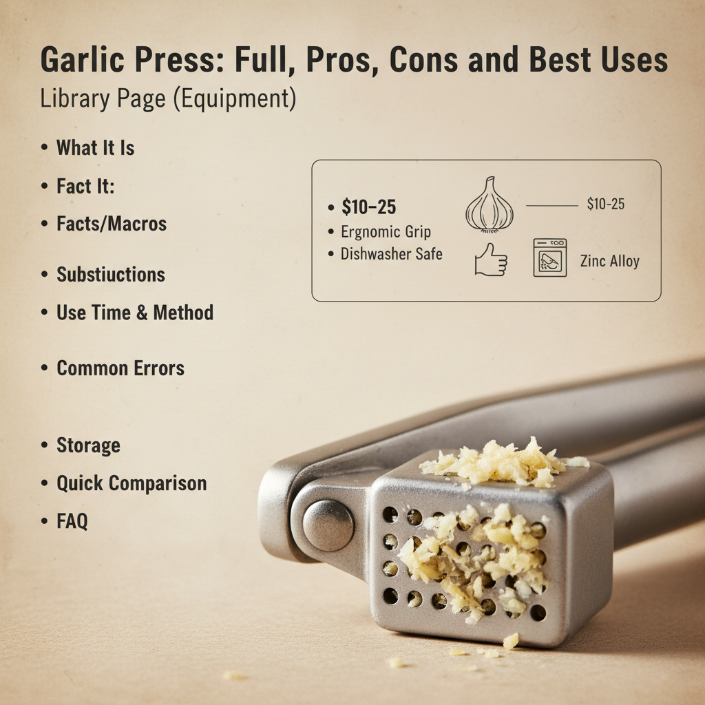 Master the Garlic Press: 3 Tips for Perfect Low-Carb Flavor — detail