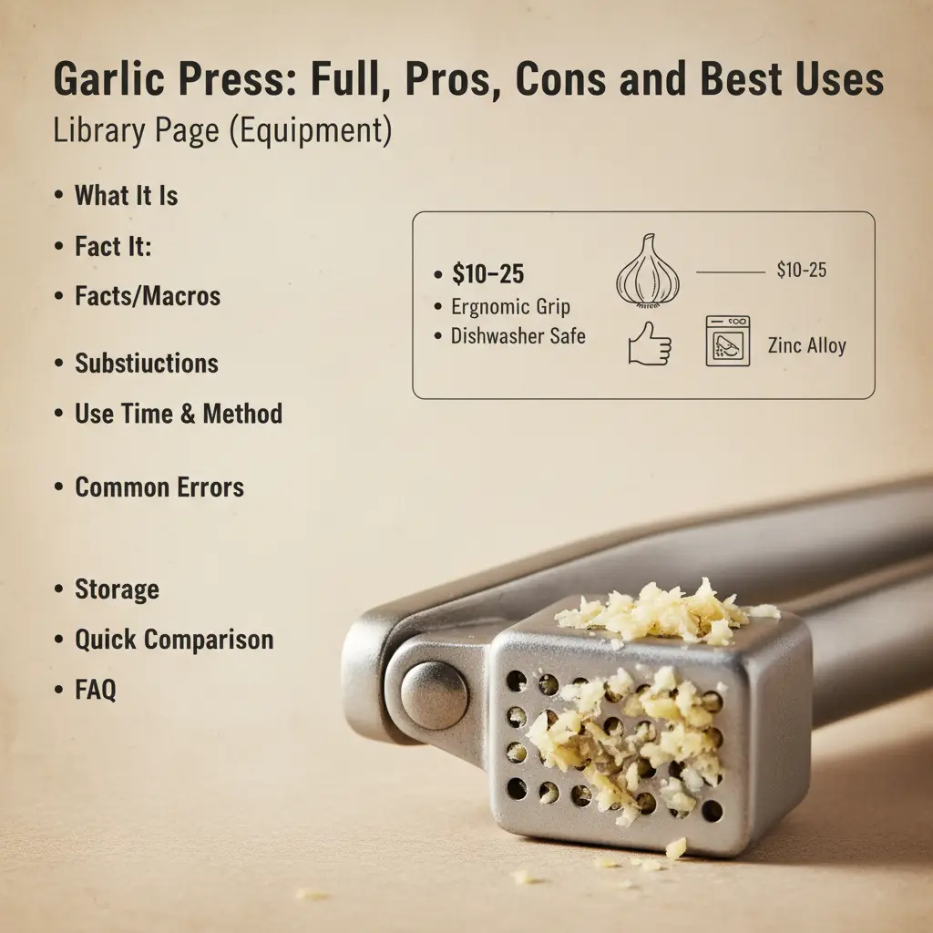 Master the Garlic Press: 3 Tips for Perfect Low-Carb Flavor — detail