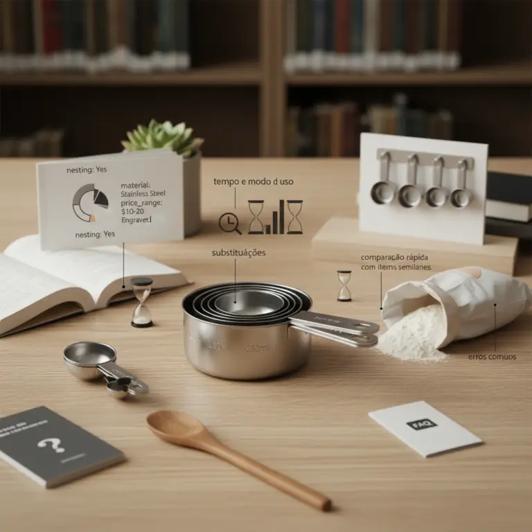 Ilustração editorial: Measuring Cups and Spoons: 5 Essential Tips for Perfect Baking