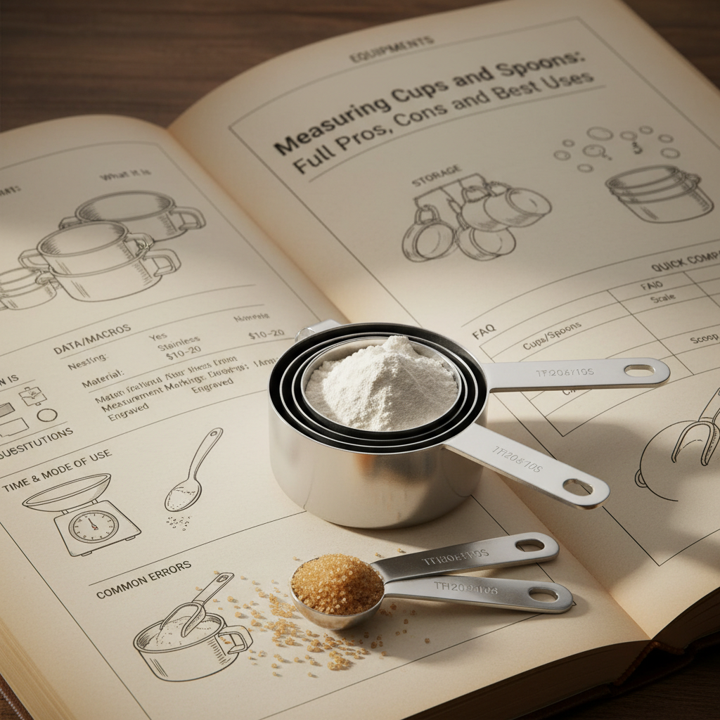 Measuring Cups and Spoons: 5 Essential Tips for Perfect Baking — detail
