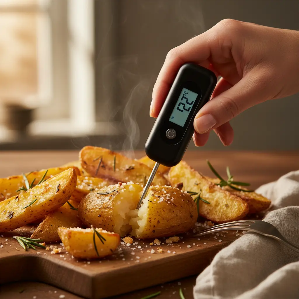 Use a Digital Thermometer for Air Fryer Potatoes: 3 Tips for Success — detail