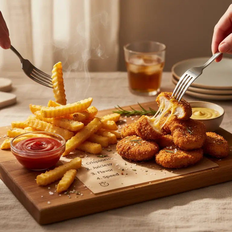 Air Fryer Frozen Fries vs Nuggets: our 4-point kitchen checklist