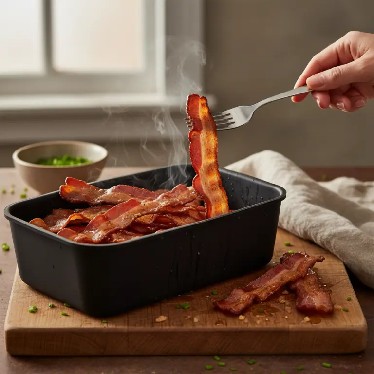 Buy a Silicone Basket for Air Fryer Bacon to Save 10 Minutes