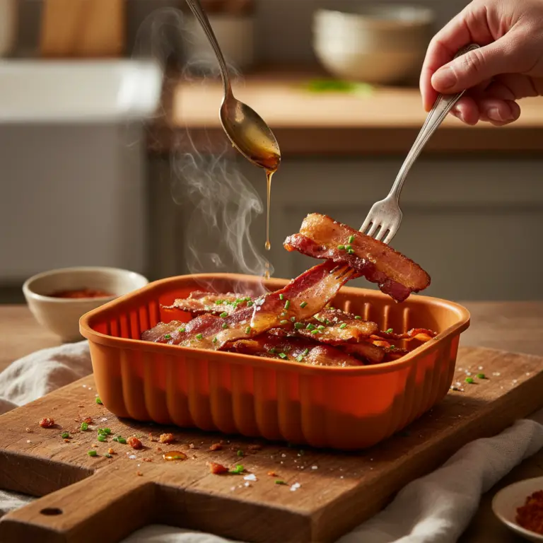 Buy a Silicone Basket for Air Fryer Bacon to Save 10 Minutes